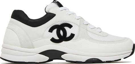 chanel clear sneakers|chanel sneakers white and black.